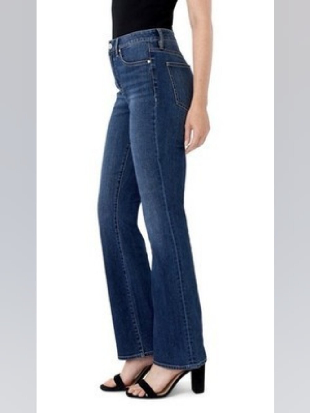Seven7 Dark Indigo Bootcut High-Rise Jeans
